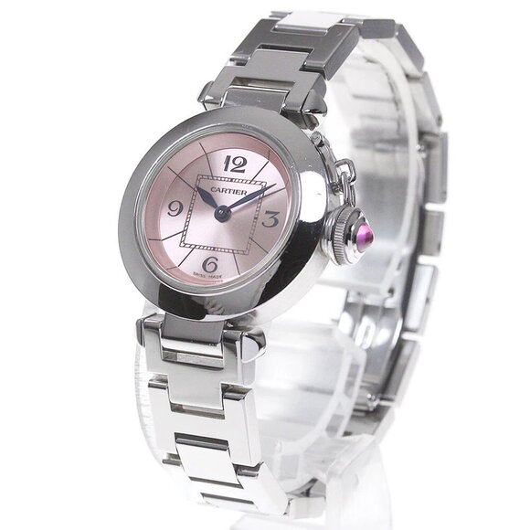 CARTIER Mispacha W3140008 pink Dial Quartz Ladies Watch_863850 - Picture 1 of 7